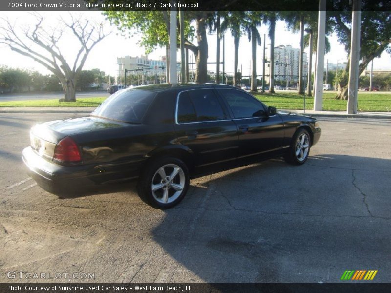 Black / Dark Charcoal 2004 Ford Crown Victoria Police Interceptor