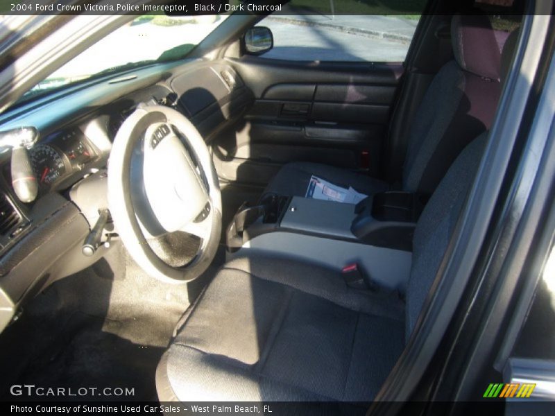 Black / Dark Charcoal 2004 Ford Crown Victoria Police Interceptor