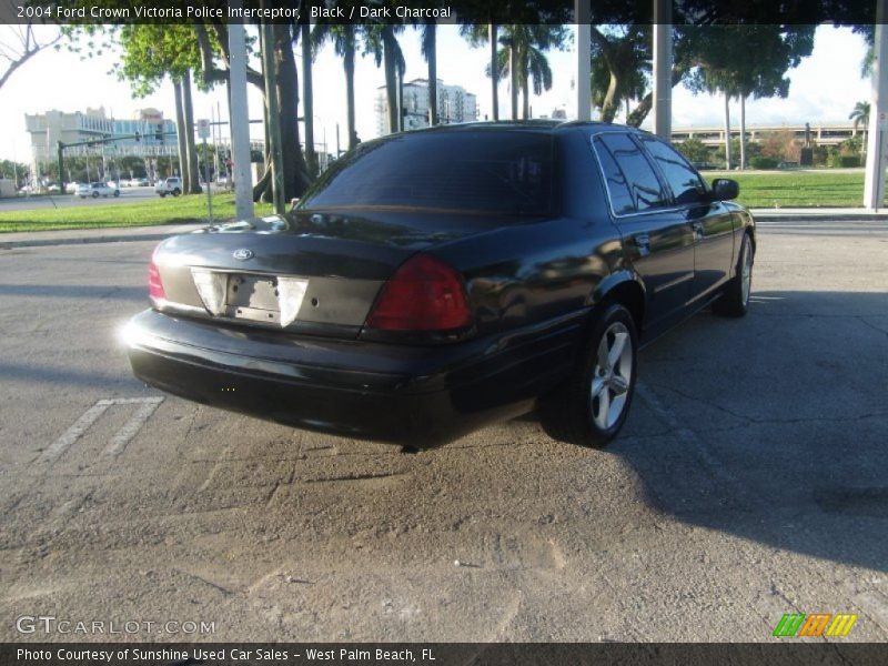 Black / Dark Charcoal 2004 Ford Crown Victoria Police Interceptor