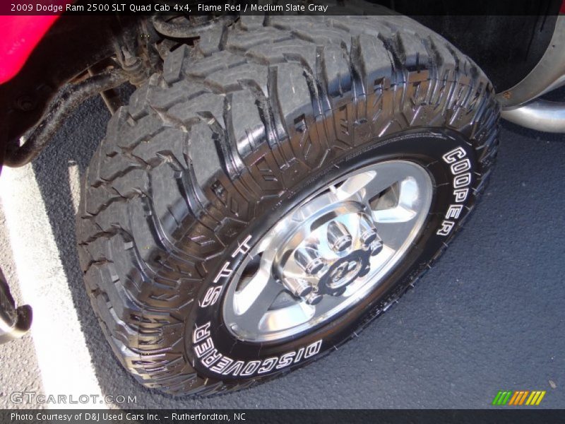 Flame Red / Medium Slate Gray 2009 Dodge Ram 2500 SLT Quad Cab 4x4