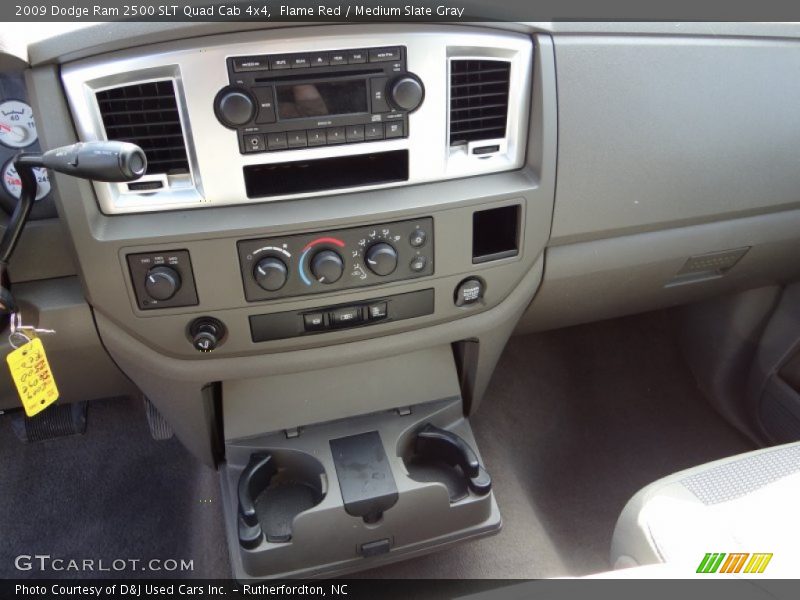 Flame Red / Medium Slate Gray 2009 Dodge Ram 2500 SLT Quad Cab 4x4