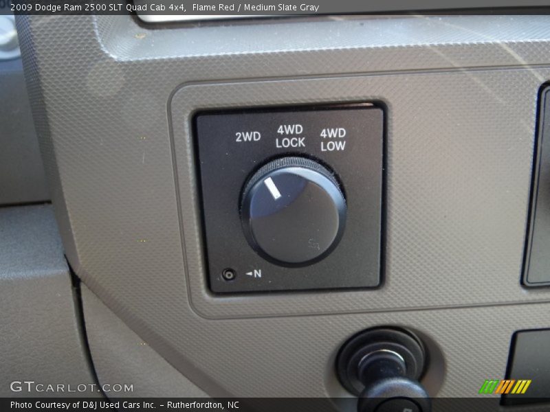 Flame Red / Medium Slate Gray 2009 Dodge Ram 2500 SLT Quad Cab 4x4