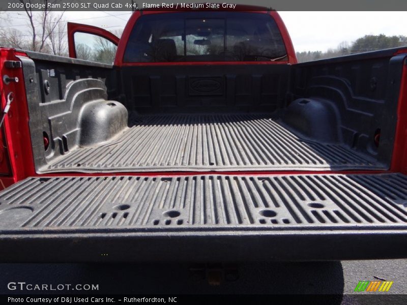 Flame Red / Medium Slate Gray 2009 Dodge Ram 2500 SLT Quad Cab 4x4