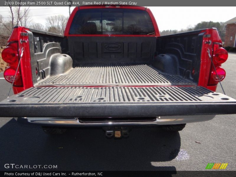 Flame Red / Medium Slate Gray 2009 Dodge Ram 2500 SLT Quad Cab 4x4