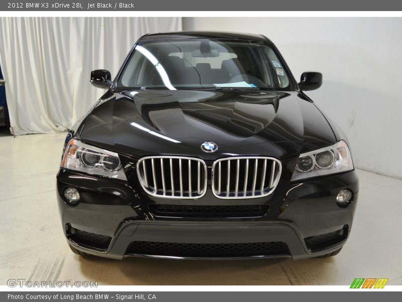 Jet Black / Black 2012 BMW X3 xDrive 28i