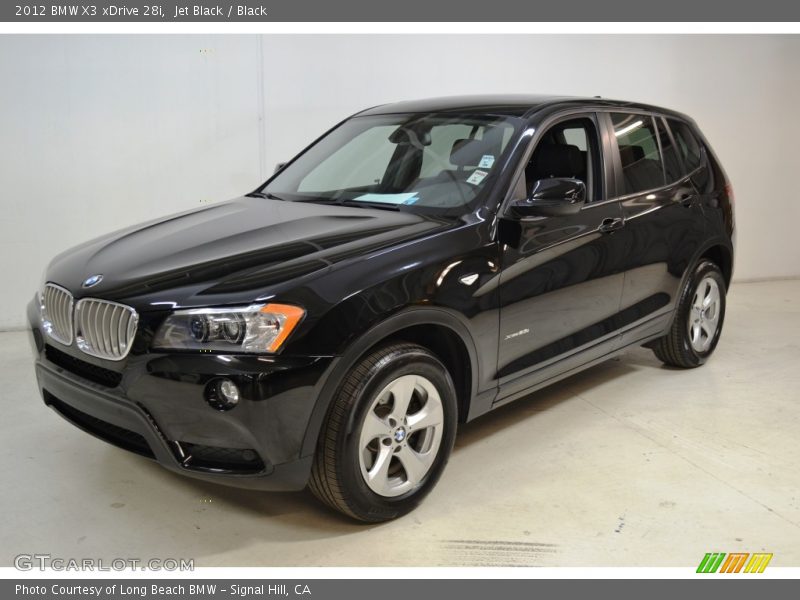 Jet Black / Black 2012 BMW X3 xDrive 28i