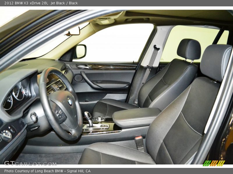 Front Seat of 2012 X3 xDrive 28i