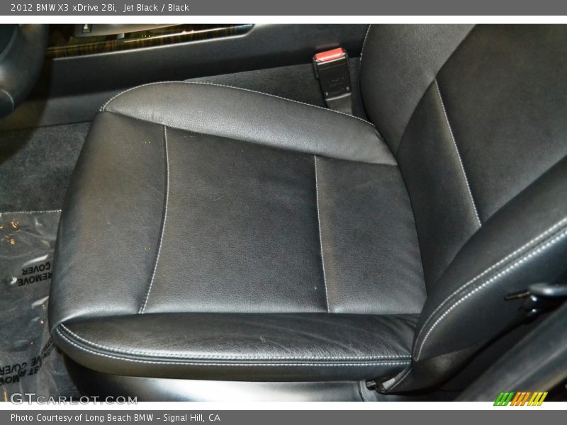 Jet Black / Black 2012 BMW X3 xDrive 28i