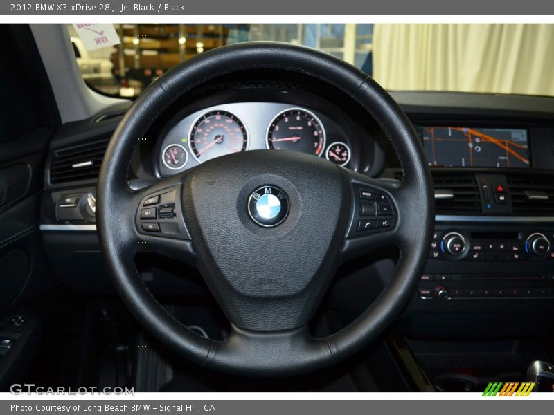 Jet Black / Black 2012 BMW X3 xDrive 28i