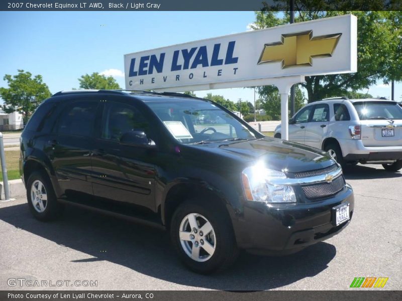 Black / Light Gray 2007 Chevrolet Equinox LT AWD
