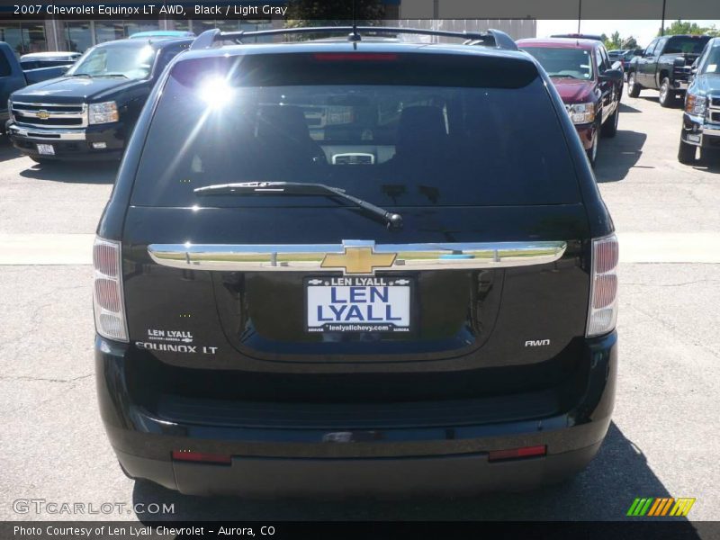 Black / Light Gray 2007 Chevrolet Equinox LT AWD