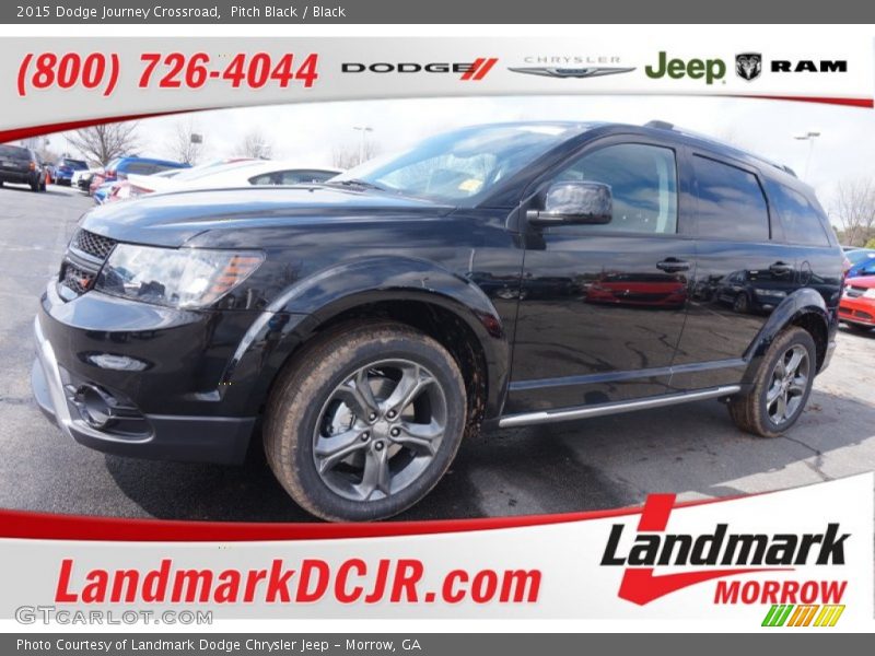 Pitch Black / Black 2015 Dodge Journey Crossroad