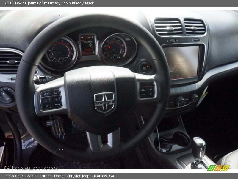 Pitch Black / Black 2015 Dodge Journey Crossroad