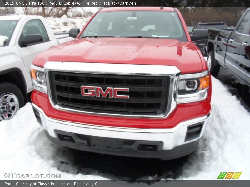 Fire Red / Jet Black/Dark Ash 2015 GMC Sierra 1500 Regular Cab 4x4