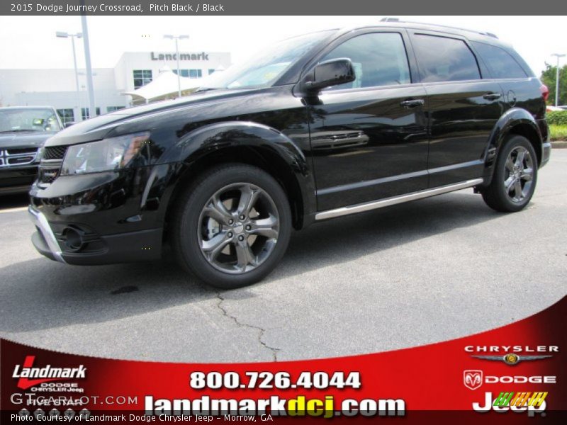 Pitch Black / Black 2015 Dodge Journey Crossroad