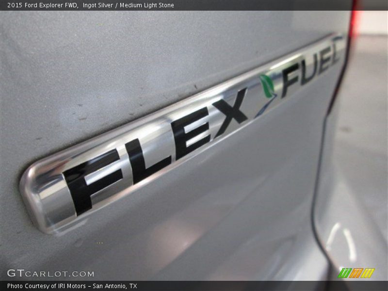 Ingot Silver / Medium Light Stone 2015 Ford Explorer FWD