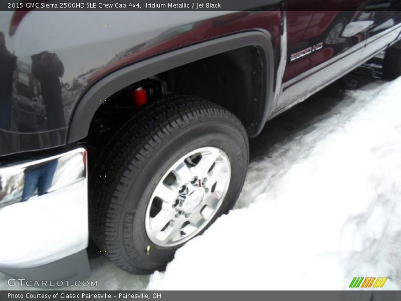 Iridium Metallic / Jet Black 2015 GMC Sierra 2500HD SLE Crew Cab 4x4