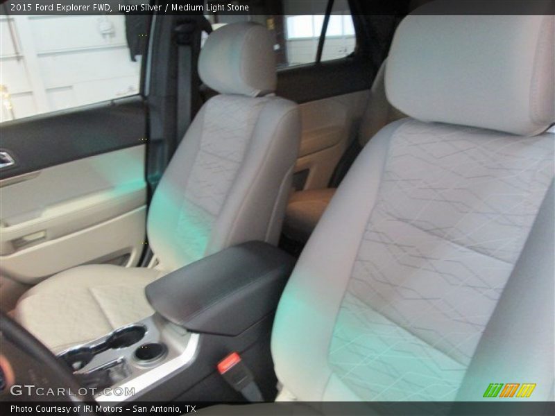 Ingot Silver / Medium Light Stone 2015 Ford Explorer FWD