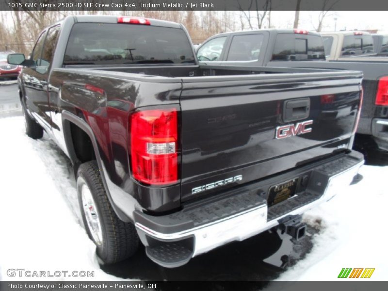 Iridium Metallic / Jet Black 2015 GMC Sierra 2500HD SLE Crew Cab 4x4