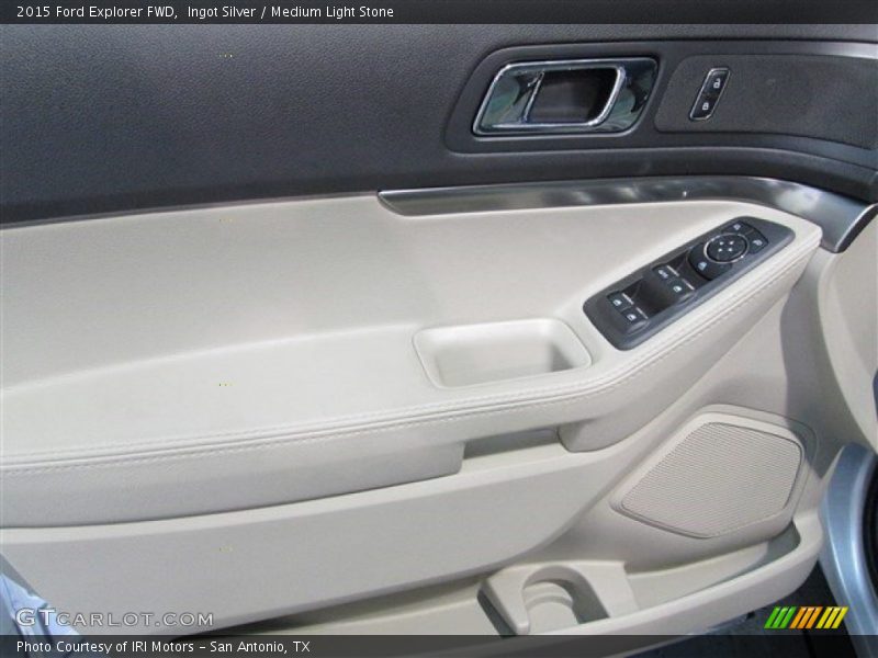 Ingot Silver / Medium Light Stone 2015 Ford Explorer FWD