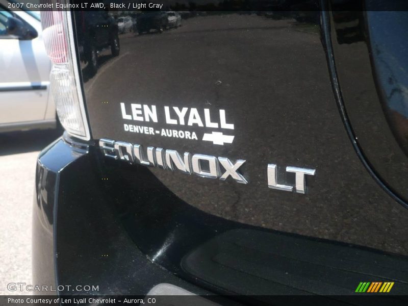 Black / Light Gray 2007 Chevrolet Equinox LT AWD