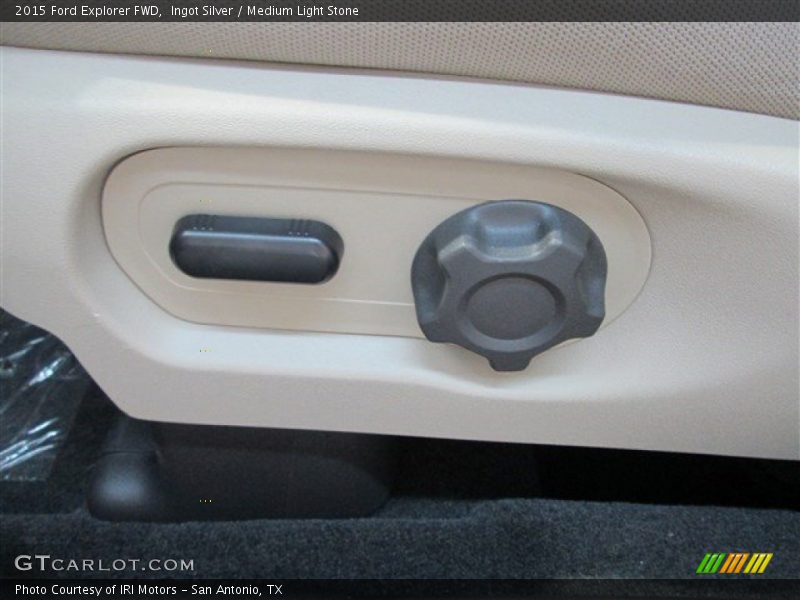Ingot Silver / Medium Light Stone 2015 Ford Explorer FWD