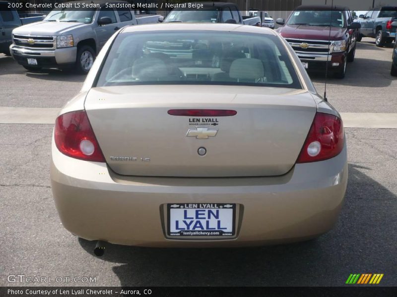 Sandstone Metallic / Neutral Beige 2005 Chevrolet Cobalt LS Sedan