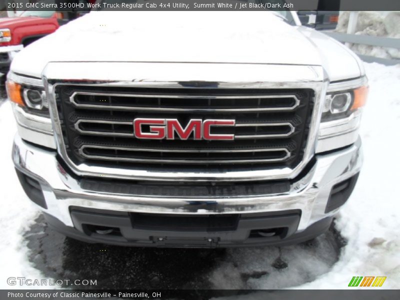 Summit White / Jet Black/Dark Ash 2015 GMC Sierra 3500HD Work Truck Regular Cab 4x4 Utility