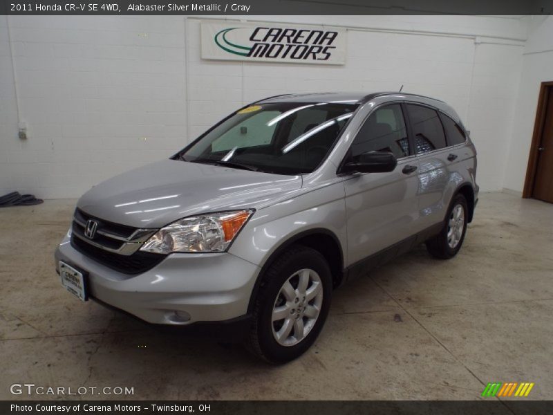 Alabaster Silver Metallic / Gray 2011 Honda CR-V SE 4WD