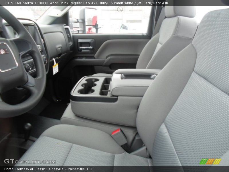 Summit White / Jet Black/Dark Ash 2015 GMC Sierra 3500HD Work Truck Regular Cab 4x4 Utility