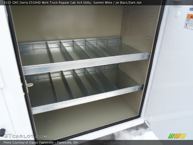 Summit White / Jet Black/Dark Ash 2015 GMC Sierra 3500HD Work Truck Regular Cab 4x4 Utility