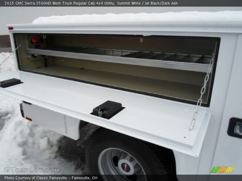 Summit White / Jet Black/Dark Ash 2015 GMC Sierra 3500HD Work Truck Regular Cab 4x4 Utility