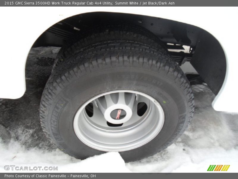 Summit White / Jet Black/Dark Ash 2015 GMC Sierra 3500HD Work Truck Regular Cab 4x4 Utility