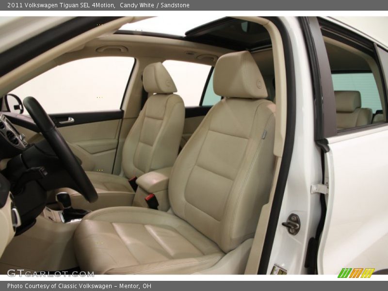  2011 Tiguan SEL 4Motion Sandstone Interior