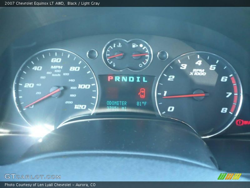 Black / Light Gray 2007 Chevrolet Equinox LT AWD