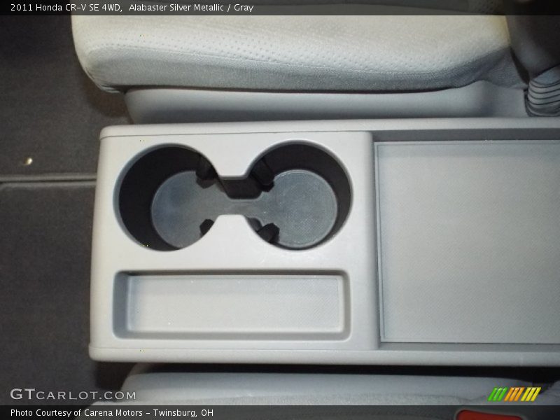 Alabaster Silver Metallic / Gray 2011 Honda CR-V SE 4WD