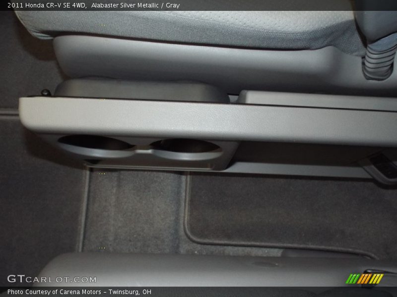 Alabaster Silver Metallic / Gray 2011 Honda CR-V SE 4WD