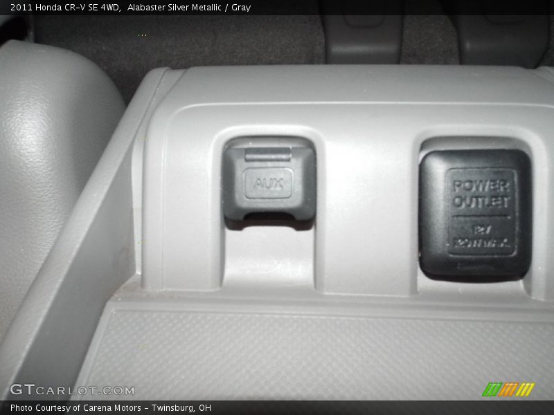 Alabaster Silver Metallic / Gray 2011 Honda CR-V SE 4WD
