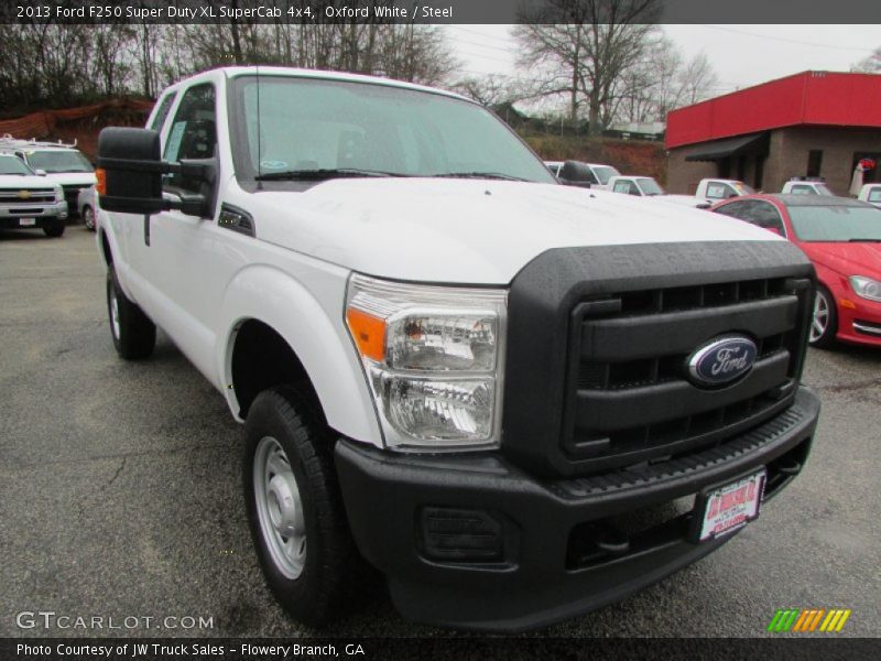 Oxford White / Steel 2013 Ford F250 Super Duty XL SuperCab 4x4