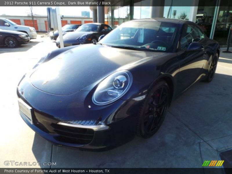 Dark Blue Metallic / Black 2012 Porsche 911 Carrera S Coupe