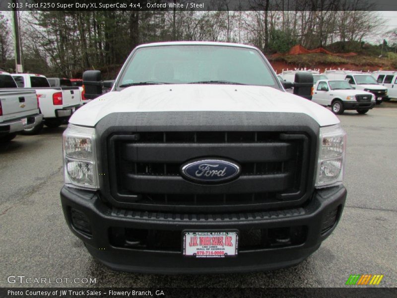 Oxford White / Steel 2013 Ford F250 Super Duty XL SuperCab 4x4