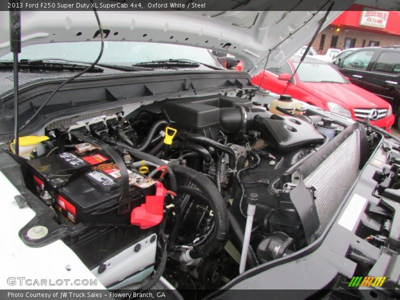 Oxford White / Steel 2013 Ford F250 Super Duty XL SuperCab 4x4