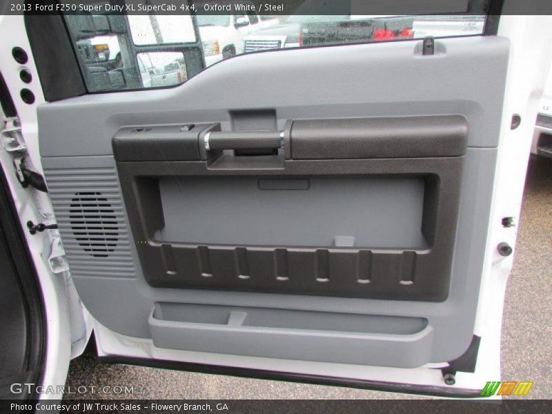 Oxford White / Steel 2013 Ford F250 Super Duty XL SuperCab 4x4