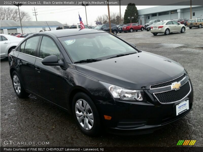 Black Granite Metallic / Jet Black/Medium Titanium 2012 Chevrolet Cruze LS