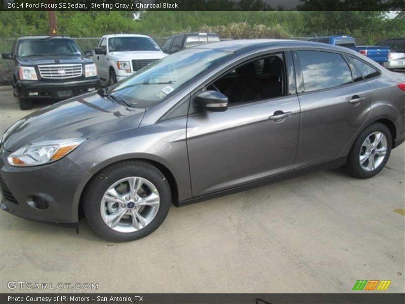 Sterling Gray / Charcoal Black 2014 Ford Focus SE Sedan