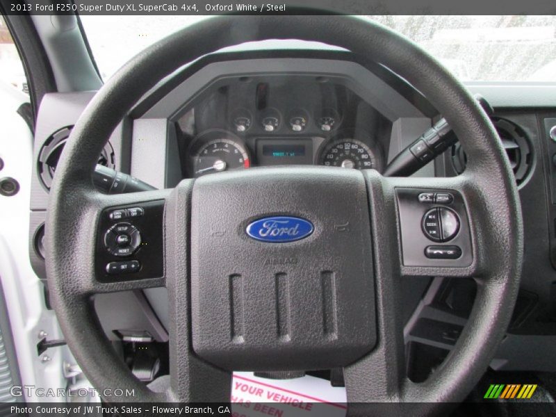 Oxford White / Steel 2013 Ford F250 Super Duty XL SuperCab 4x4
