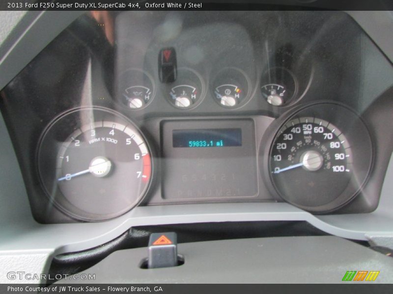 Oxford White / Steel 2013 Ford F250 Super Duty XL SuperCab 4x4