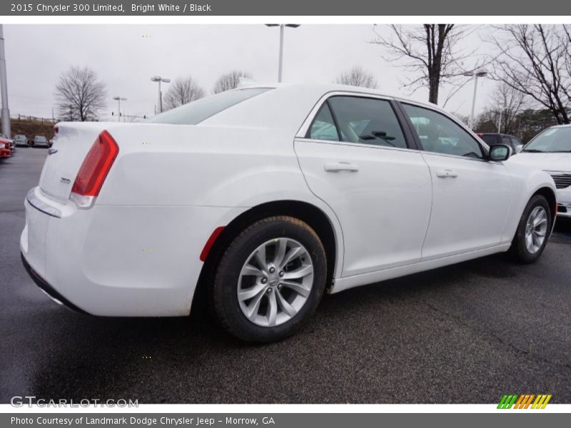 Bright White / Black 2015 Chrysler 300 Limited