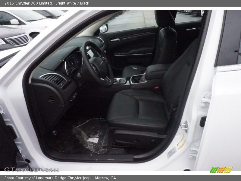 Bright White / Black 2015 Chrysler 300 Limited
