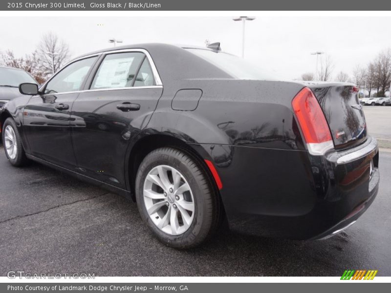 Gloss Black / Black/Linen 2015 Chrysler 300 Limited